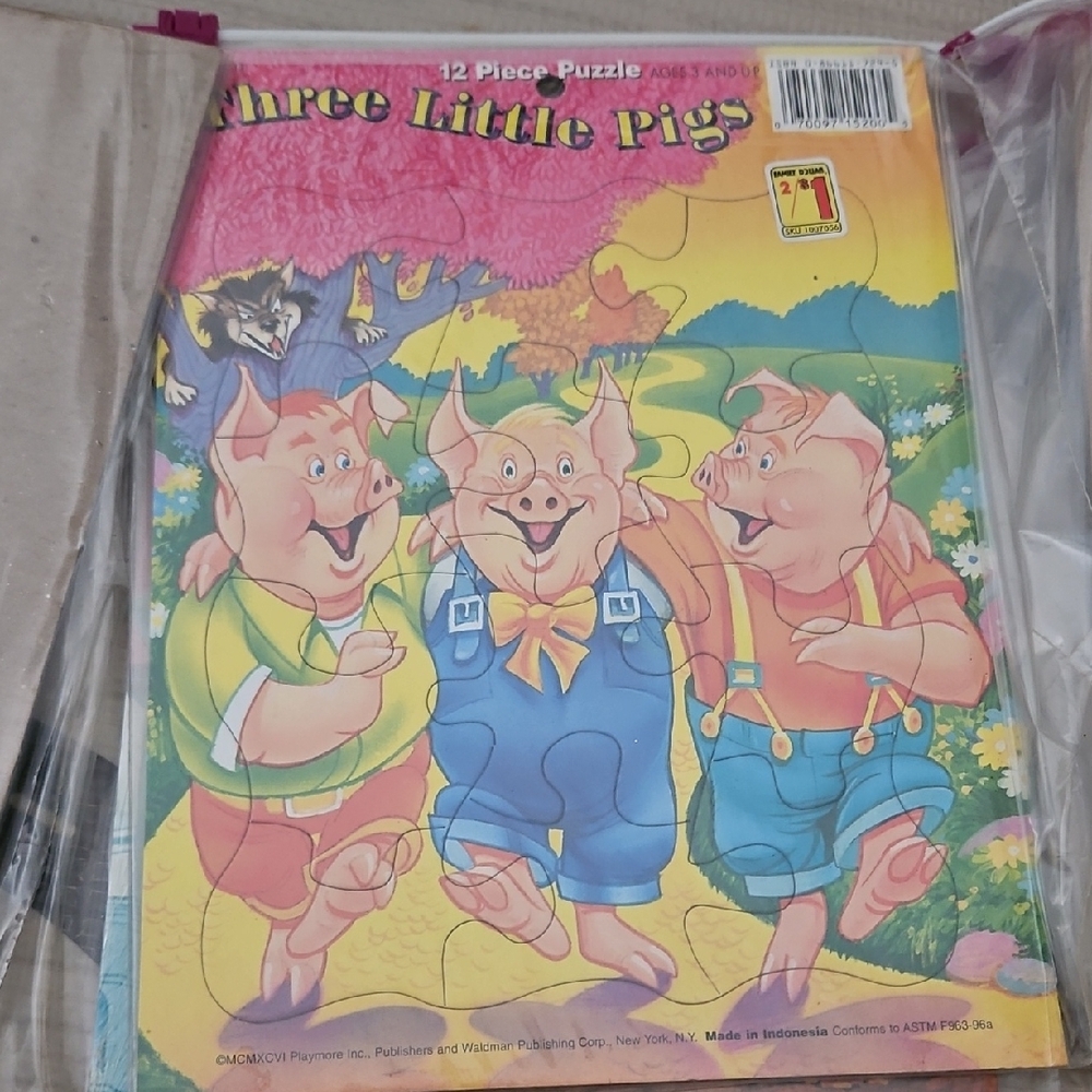 Playmore Inc Fairytale Puzzles Lot Of 9 - Picture 9 of 10